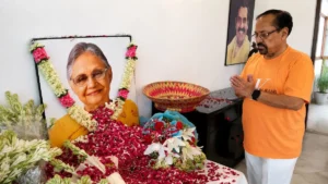 दिल्ली के विकास को नई पहचान देने वाली शीला दीक्षित को विजय शंकर चतुर्वेदी ने जयंती पर दी श्रद्धांजलि