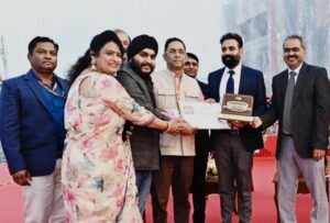 राजस्थान मंडप को 44वें IITF 2025 में उत्कृष्ट प्रदर्शन के लिए स्वर्ण पदक
