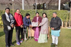दिल्ली राज्य पैरा एथलेटिक्स चैंपियनशिप को मिला समर्थन, दिव्यांग पैरा स्पोर्ट्स एसोसिएशन की अध्यक्ष पारुल सिंह ने मुख्यमंत्री रेखा गुप्ता से की भेंट