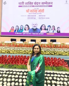 नारी शक्ति वंदन कार्यक्रम में पैरा समुदाय का प्रतिनिधित्व करती नजर आईं पारुल सिंह, समावेशी महिला सशक्तिकरण पर दिया जोर