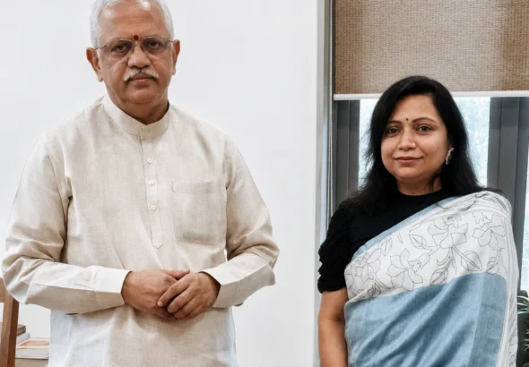 भाजपा की बंगाल एवं असम में ऐतिहासिक जीत पर पारूल सिंह ने बी. एल. संतोष को दी बधाई