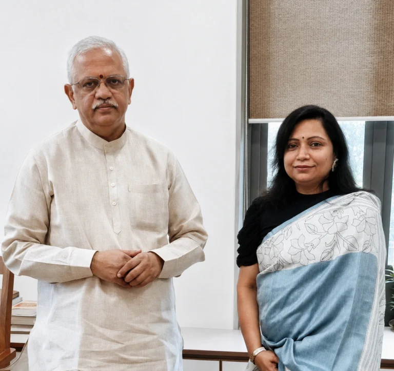 भाजपा की बंगाल एवं असम में ऐतिहासिक जीत पर पारूल सिंह ने बी. एल. संतोष को दी बधाई