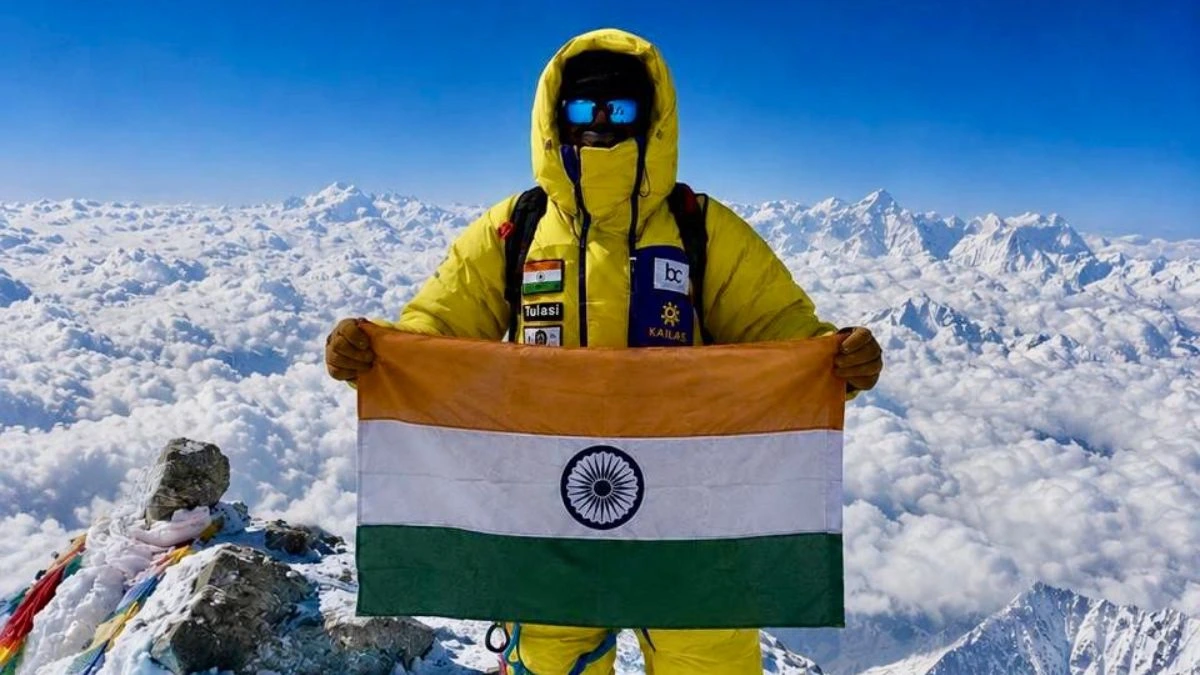 तेलंगाना के तुलसी रेड्डी पालपुनूरी ने दुनिया की सबसे ऊंची चोटी जीती