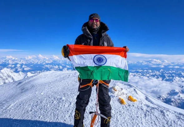Dr Rajashekhar from Hyderabad has summited Mt. Denali today.