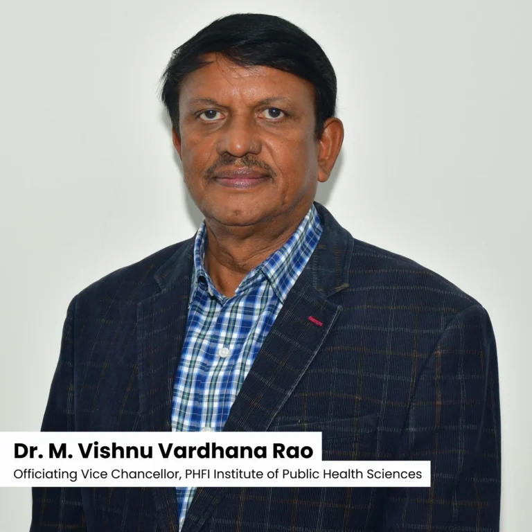 भारत में प्रशिक्षित सार्वजनिक स्वास्थ्य विशेषज्ञों का अभाव भविष्य की स्वास्थ्य आपात स्थितियों के लिए गंभीर चुनौती: PHFI-IPHS के कार्यवाहक कुलपति