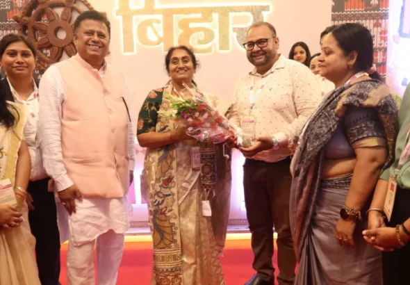 बिहार पैवेलियन ने भारत टेक्स 2026 में फिर बटोरी सुर्खियां, तीसरे दिन भी निवेशकों और आगंतुकों का रहा उत्साह