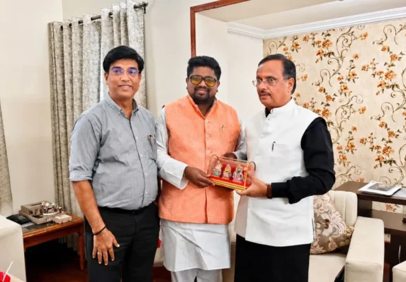 डॉ. भार्गव मल्लप्पा और डॉ. दिनेश शर्मा की अहम बैठक, जनकल्याण, सुशासन
