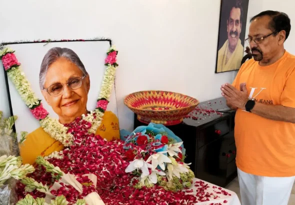 दिल्ली के विकास को नई पहचान देने वाली शीला दीक्षित को विजय शंकर चतुर्वेदी ने जयंती पर दी श्रद्धांजलि