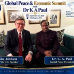 वॉशिंगटन Global Peace Summit में युद्धों के शांतिपूर्ण समाधान की अपील