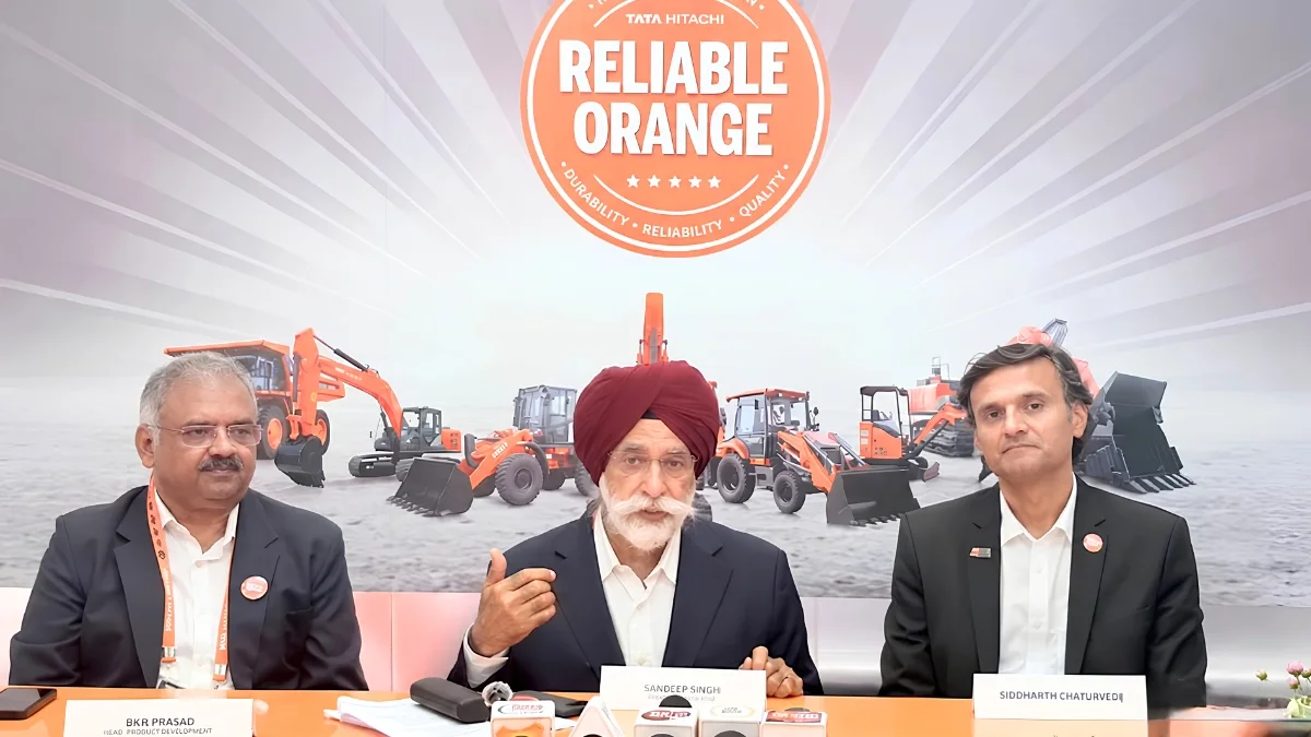 BAUMA CONEXPO INDIA 2026 में Tata Hitachi ने नई कंस्ट्रक्शन मशीनें लॉन्च कीं