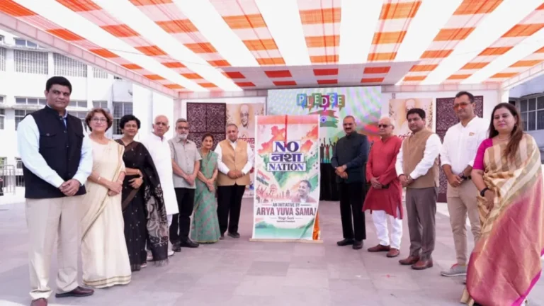 आनंदोत्सव ’26 में नशामुक्त भारत का संदेश, छात्रों ने ली शपथ