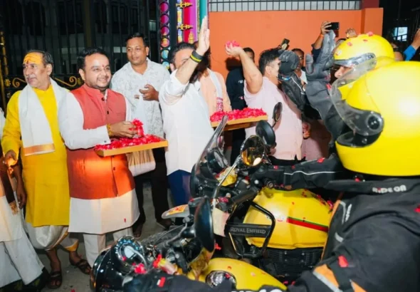 Tirupati से Kashi तक सेवा संकल्प: 25 युवाओं ने तय किया 2,000 किमी सफर